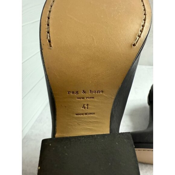 SOLD ❣️Rag & Bone Harrow Black Booties size 41 - Picture 13 of 14